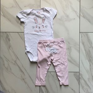 Carters baby bunny outfit
